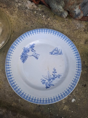 Assiette terre fer longwy - de,
