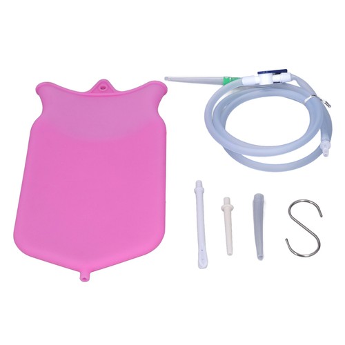 Silicone enema bag kit - bag,