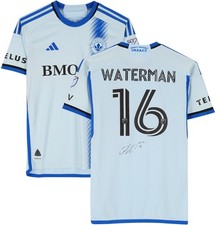 Joel Waterman CF Montreal Signed Match-Used #16 Light Blue Jersey - '24 Season M