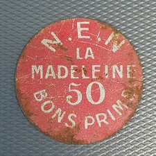 ANCIEN JETON NEN LA MADELEINE