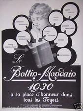 ADVERTISEMENT 1930 LE BOTTIN MONDAIN 1930 A SA PLACE DANS LES FOYERS - ADVERTISING