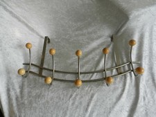 Antique vintage 1980s door coat rack