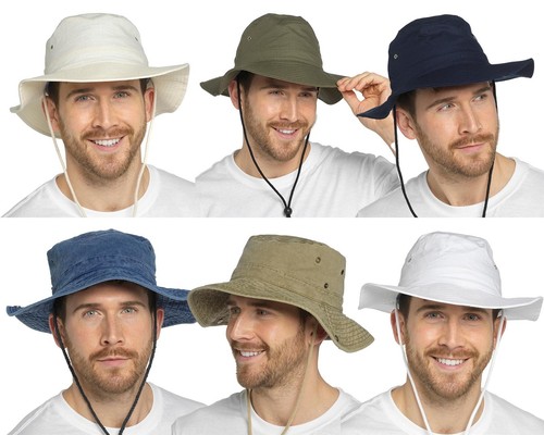 Hommes safari chapeau adultes - safari,