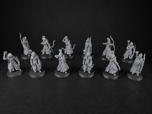 Archers elfes armurés - elfes,