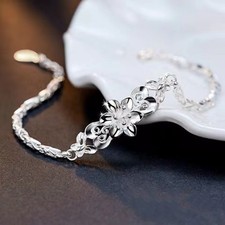 Bracelet Cuivre Double Fleur