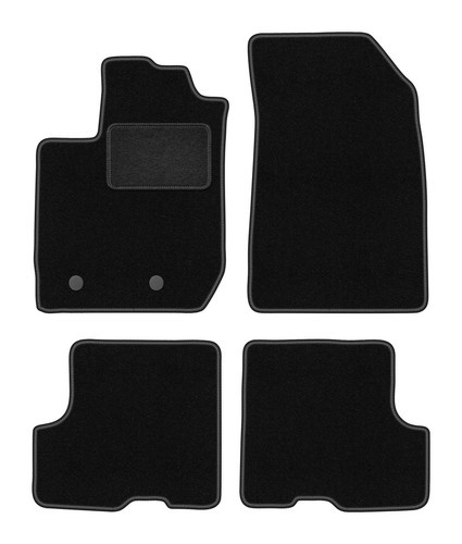 Tapis sol velours noir - de,