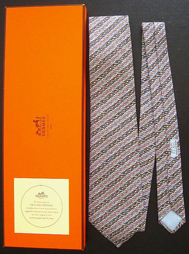 Hermes cravate 100 soie - cravate, %