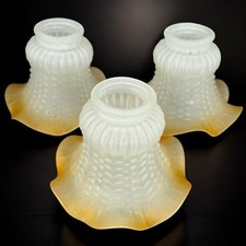 Lot 3 abat-jour tulipe ancien