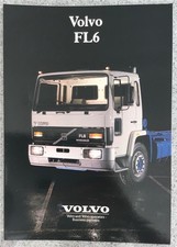 VOLVO FL6 TRUCK Commercial Vehicles Sales Brochure Oct 1986 #RSP 4266-9
