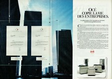 Advertising 019 1982 Copiers Photocopiers Océ (2 pages)