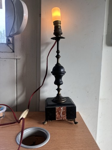Lampe table vintage métal - vintage,