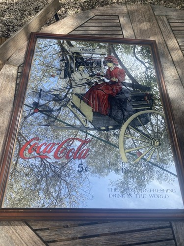Miroir publicitaire coca cola - coca,