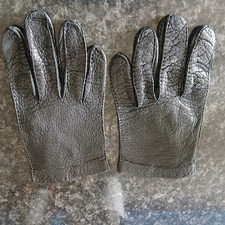 Gants vintages homme en cuir