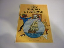 CARTE POSTALE 15X10 TINTIN