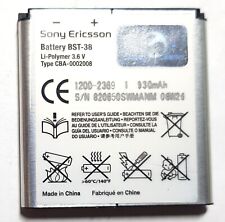 Battery BST-38 For Sony Ericsson S500 T303 T650 T650 T658 C905 K850 930mAh OEM