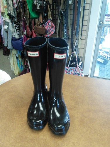Black hunter boots - hunter, sz