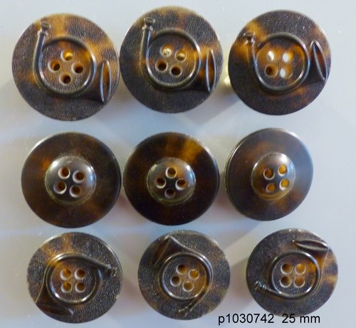 Lot boutons chasse - de,