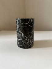 Photophore en marbre noir