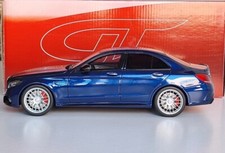 Mercedes-Benz C-Class C63s AMG (W205) Sedan 2015 Blue 1:18 GT Spirit ZM044 RARE!
