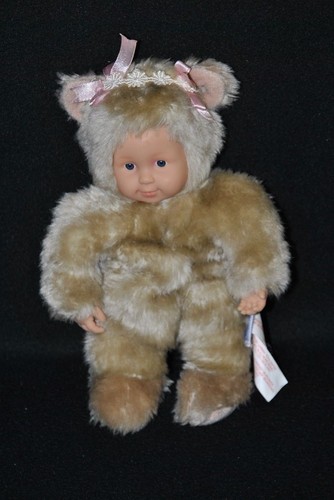 Peluche doudou poupée ours