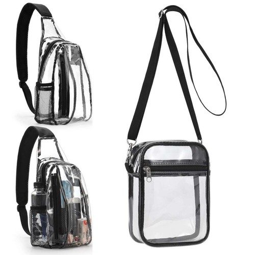 Clear plastic tote bag - clear,