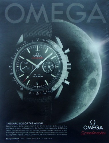 Publicité montre omega - publicité,