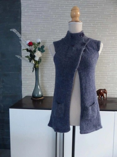 Gilet long sans - gilet, manches