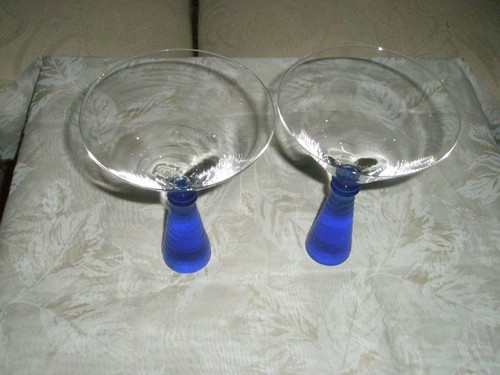 Venini cobalt blue stemmed - cobalt,