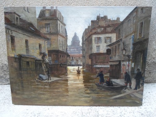Huile sur toile - sur,