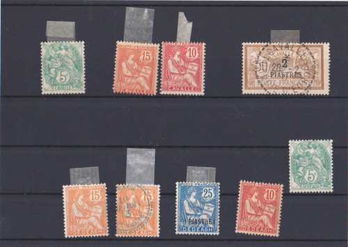 Rare lot timbres bureaux - lot, 9