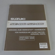 Workshop Manual Supplement Suzuki Vitara SE 416 / Vitara X-90 SZ 416 01/1996