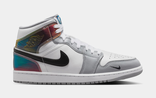 Nike air jordan mid - mid, smoke