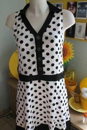 Robe sexy pois mariage sixties - sexy,