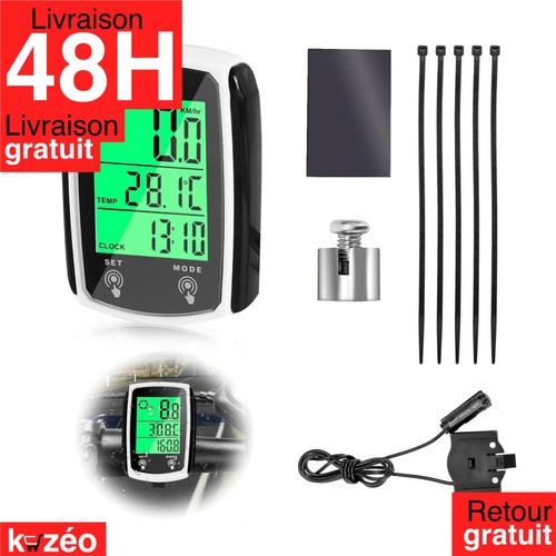 Compteur vélo ip54 - compteur,