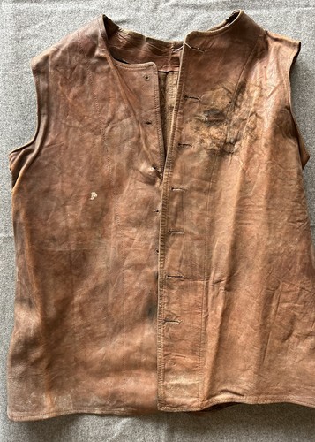 Leather jerkins gilet cuir - jerkins,