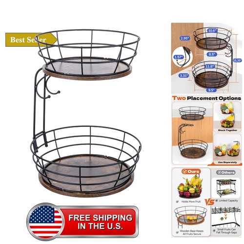 Tier large fruit basket for - fruit,