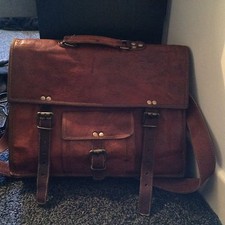 Neuf Hommes Cartable Cuir