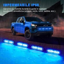 1 Clignotant 10 Led 18W BLEU Stroboscope Ambulance Police Voiture BLEU Secours