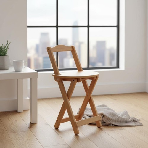 Chaise haute pliante - pliante, avec