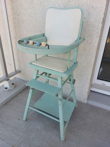 Chaise haute transformable