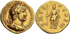 Hadrian, 117-138. Aureus (Gold, 18 mm, 7.26 g, 6 h), Rome, circa 120-121