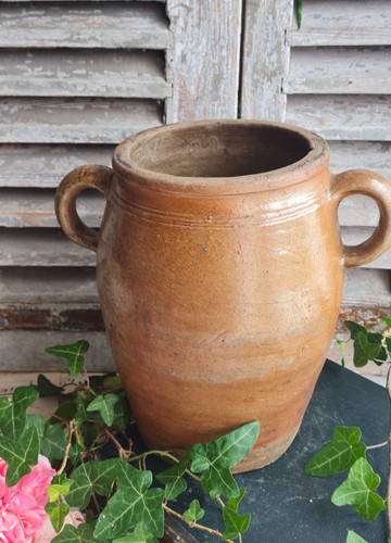 Ancien pot cruche faisselle - pot,
