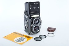 Rolleiflex 2.8F TLR Film Camera. Xenotar 80mm f2.8 Lens. Instr, UV, Cap. CLA' D.