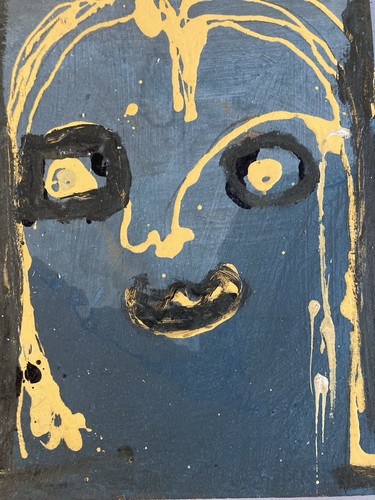 Très belle peinture gouache - belle,
