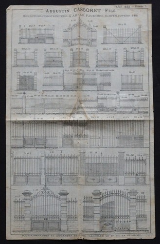 Arras catalogue 1888 augustin - catalogue,