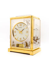Jaeger-LeCoultre / LeCoultre Atmos V Chinoise Marina with box desk  table clock