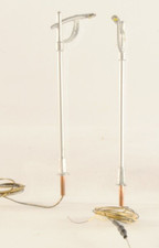 Mabar 60201N Set 2 Lampe Moderne Station Modèle Plastique Chemin H0 1:87