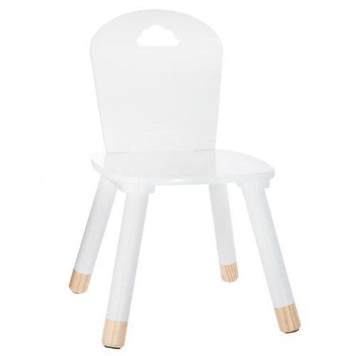 Chaise enfant blanc mdf - chaise,