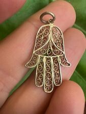 Fatma Hand Pendant Gold Filigree Jewelry & Jewelry Islam Muslim N 2