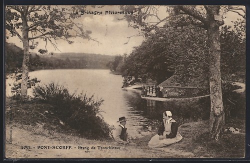 Cpa pont scorff - pont-scorff,, de